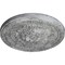 Ekena Millwork Palmetto Ceiling Medallion, Hand-Painted Ultra Pure White Crackle, 11 1/2"OD x 1"P CM11PAUWC - alternate 3
